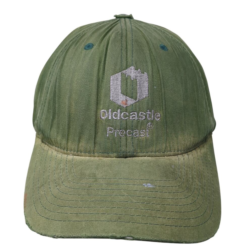 Oldcastle Precast Fitted Hat Green Xl Embroidered Flexfit Port Authority